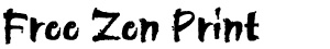 Free Zen Brush Print Free Zen Brush Print